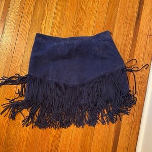 Fun and flirty fringe skirt